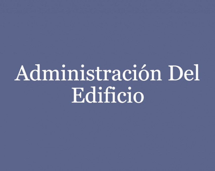 Administración Del Edificio