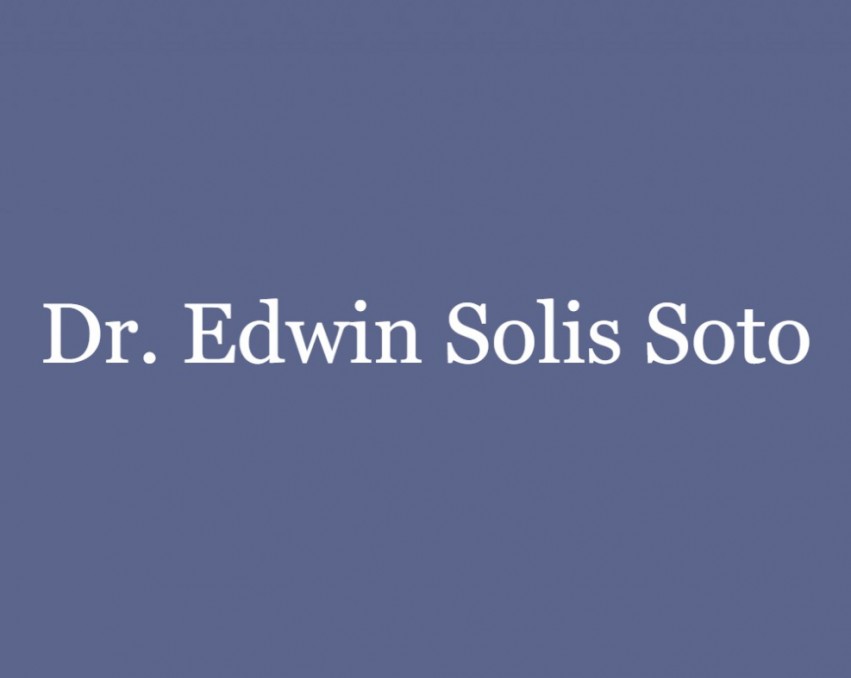 Dr. Edwin Solis Soto