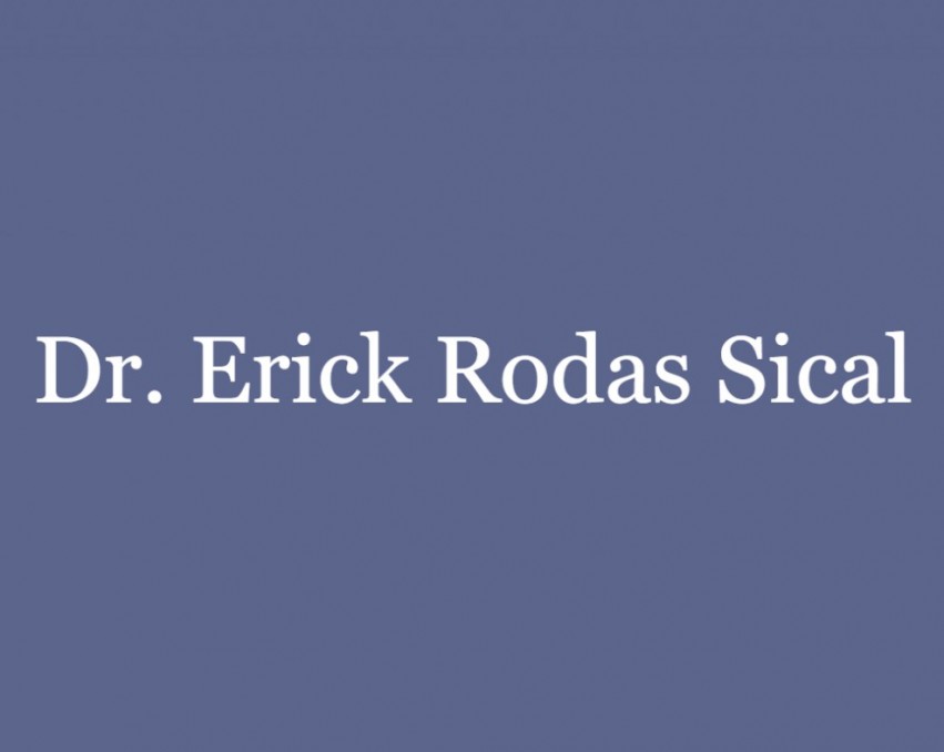 Dr. Erick Rodas Sical