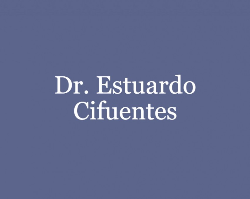 Dr. Estuardo Cifuentes