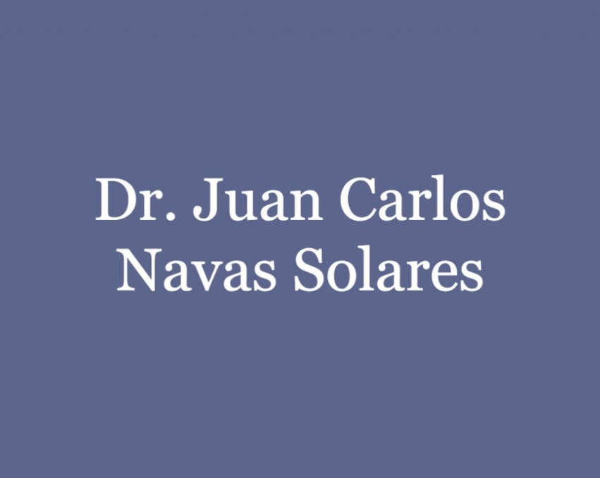 Dr. Juan Carlos Navas Solares