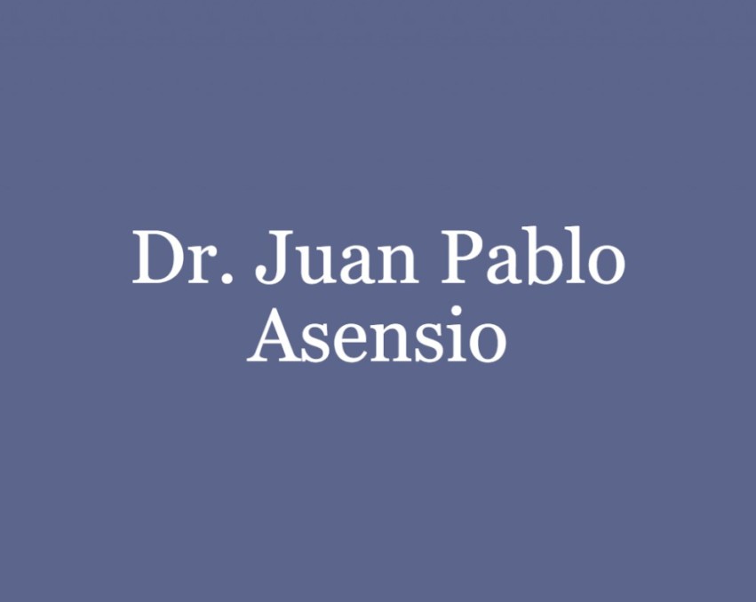 Dr. Juan Pablo Asensio