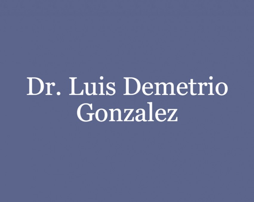 Dr. Luis Demetrio Gonzalez