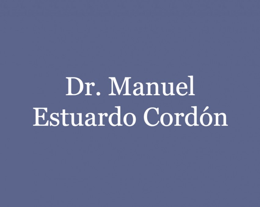 Dr. Manuel Estuardo Cordón