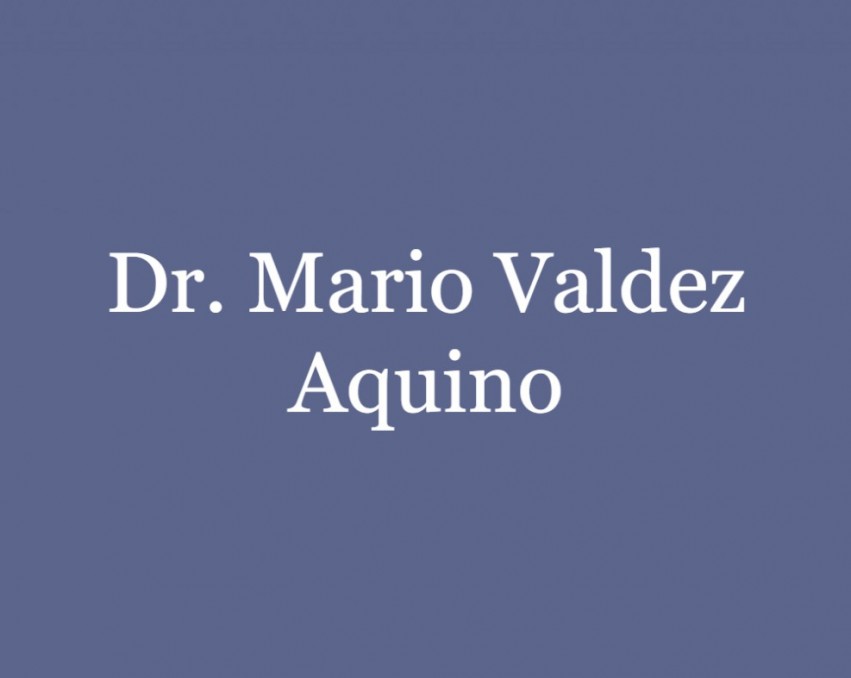 Dr. Mario Valdez Aquino