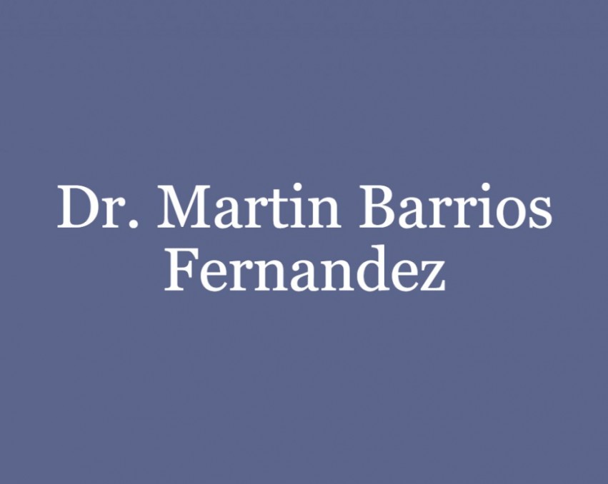 Dr. Martin Barrios Fernandez