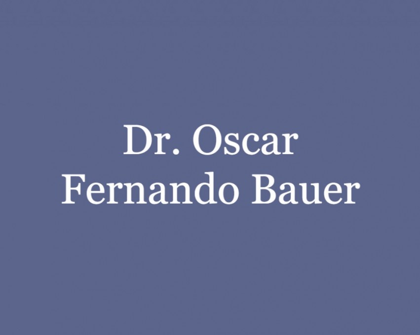 Dr. Oscar Fernando Bauer