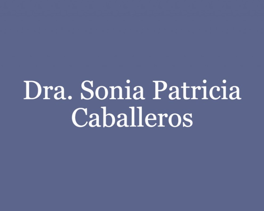 Dra. Sonia Patricia Caballeros