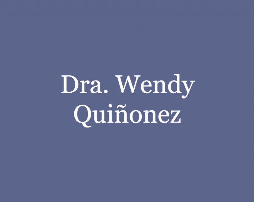 Dra. Wendy Quiñonez