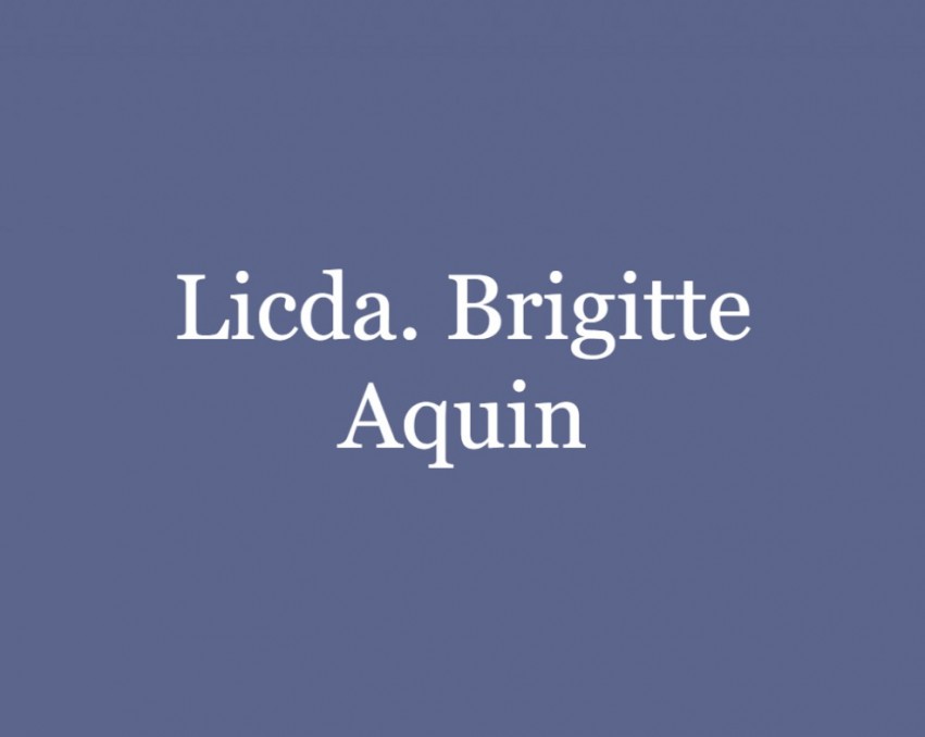 Licda. Brigitte Aquin