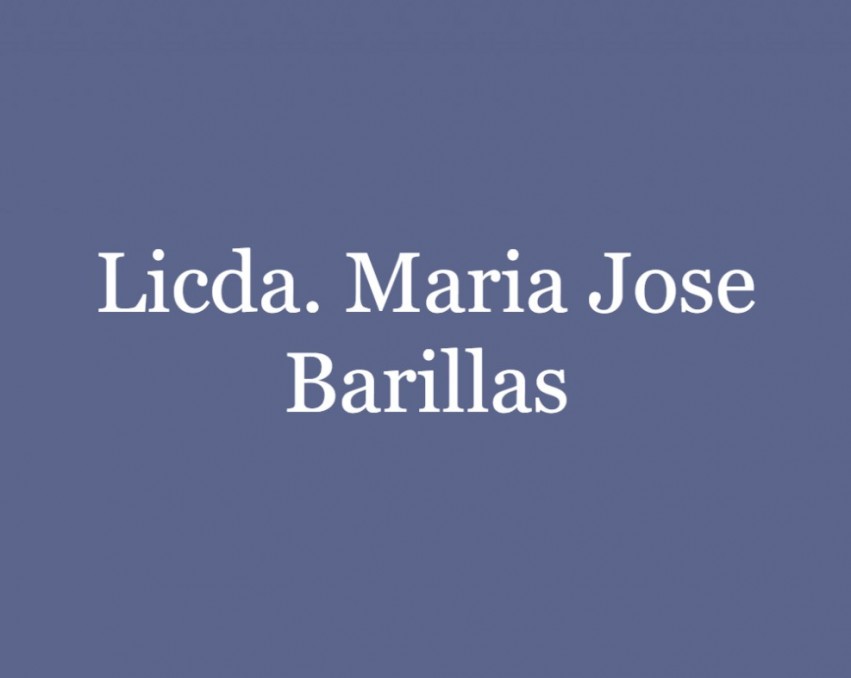 Licda. Maria Jose Barillas